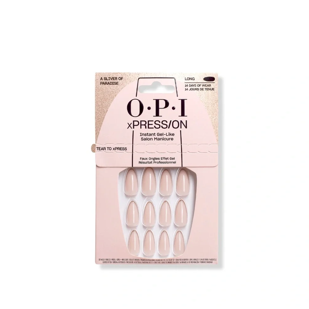 OPI xPRESS/ON-A Sliver Of Paradise-Long